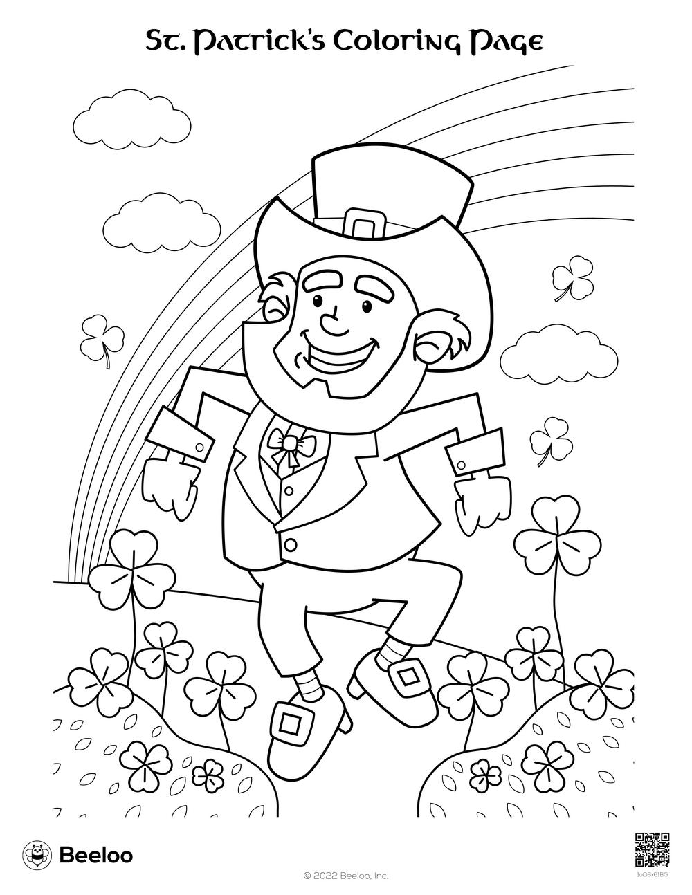 St Patrick Coloring Pages