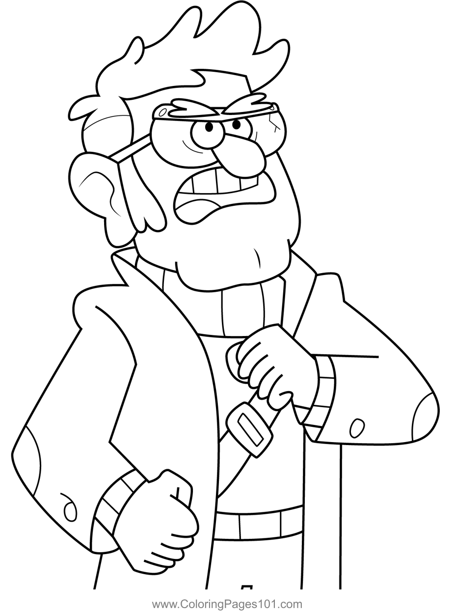 gravity falls coloring pages gravity falls coloring pages