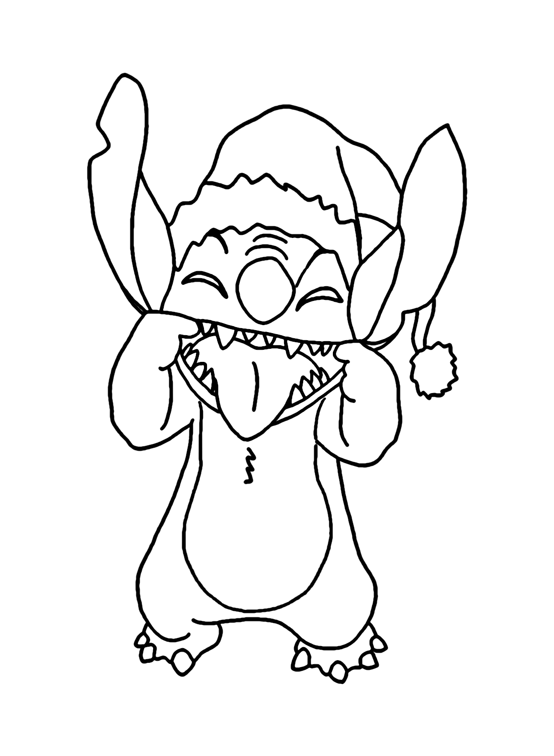 Stitch Christmas Coloring Pages Coloring Page Free Printable Coloring Stitch Christmas Coloring Pages Coloring Page Free Printable Coloring