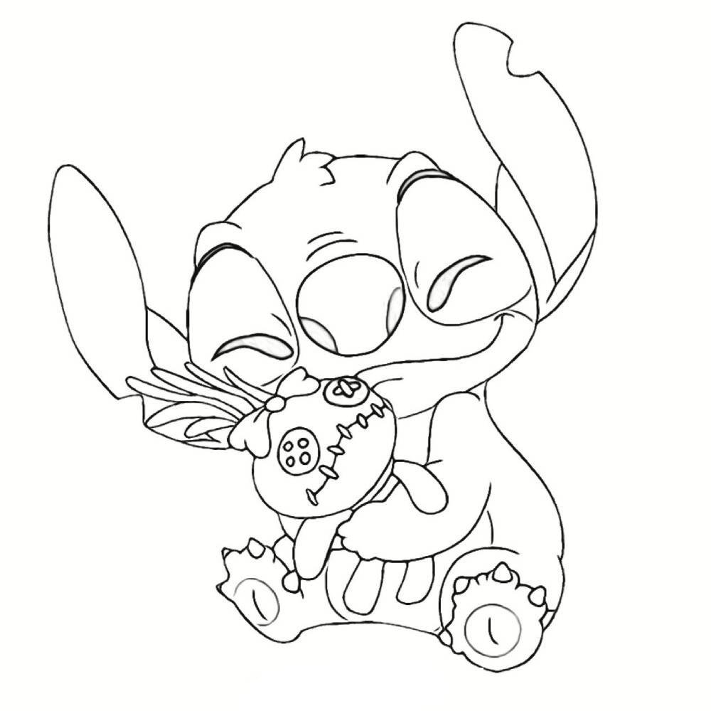Stitch Coloring Page