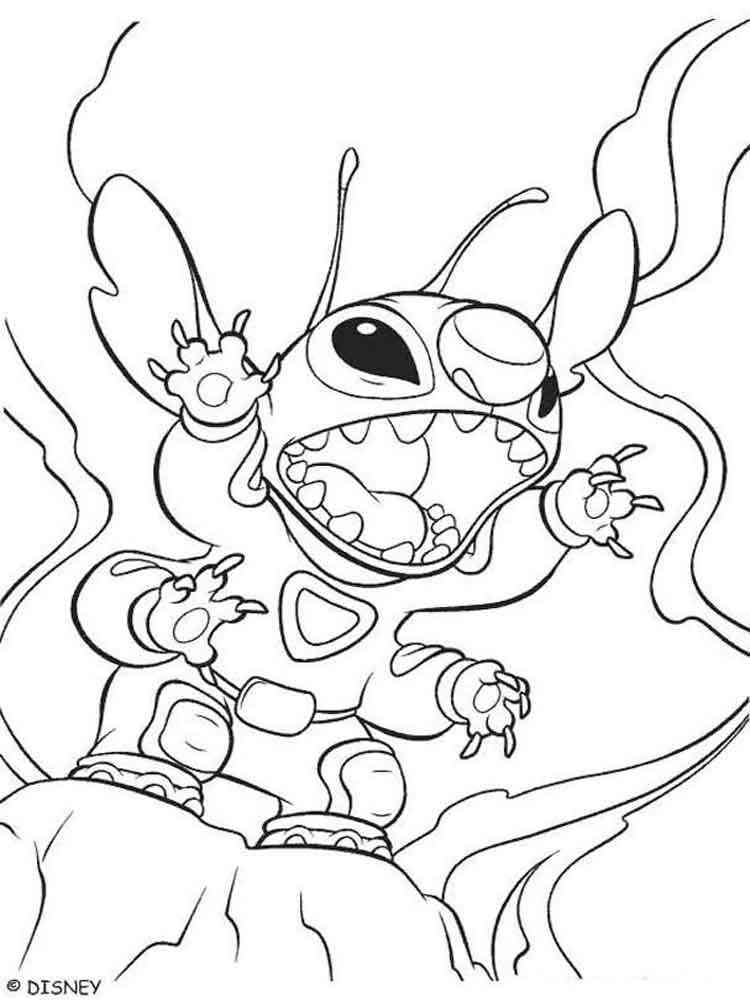 Stitch Coloring Pages