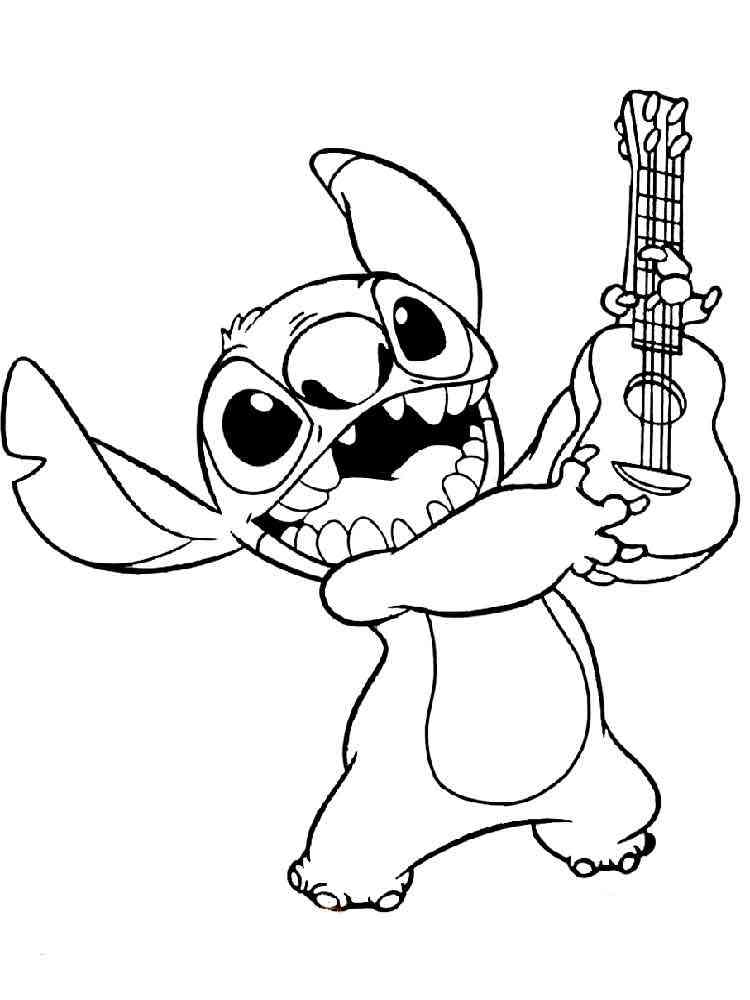 Stitch Coloring Pages