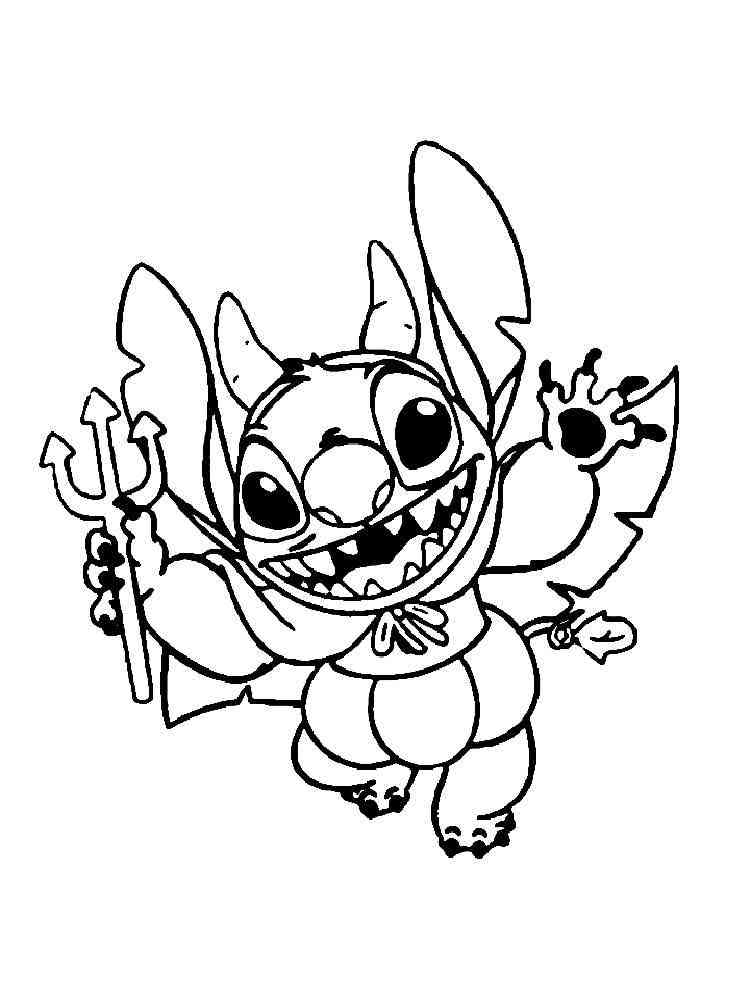 Stitch Coloring Pages