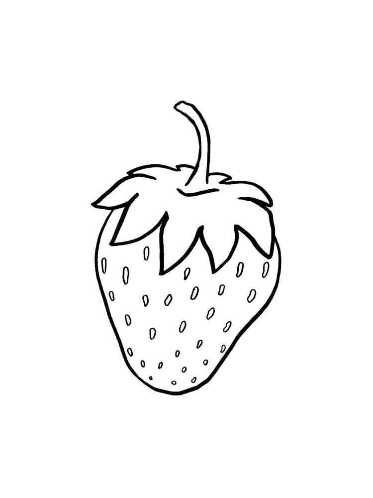 Strawberry Coloring Pages ColoringLib Strawberry Coloring Pages ColoringLib
