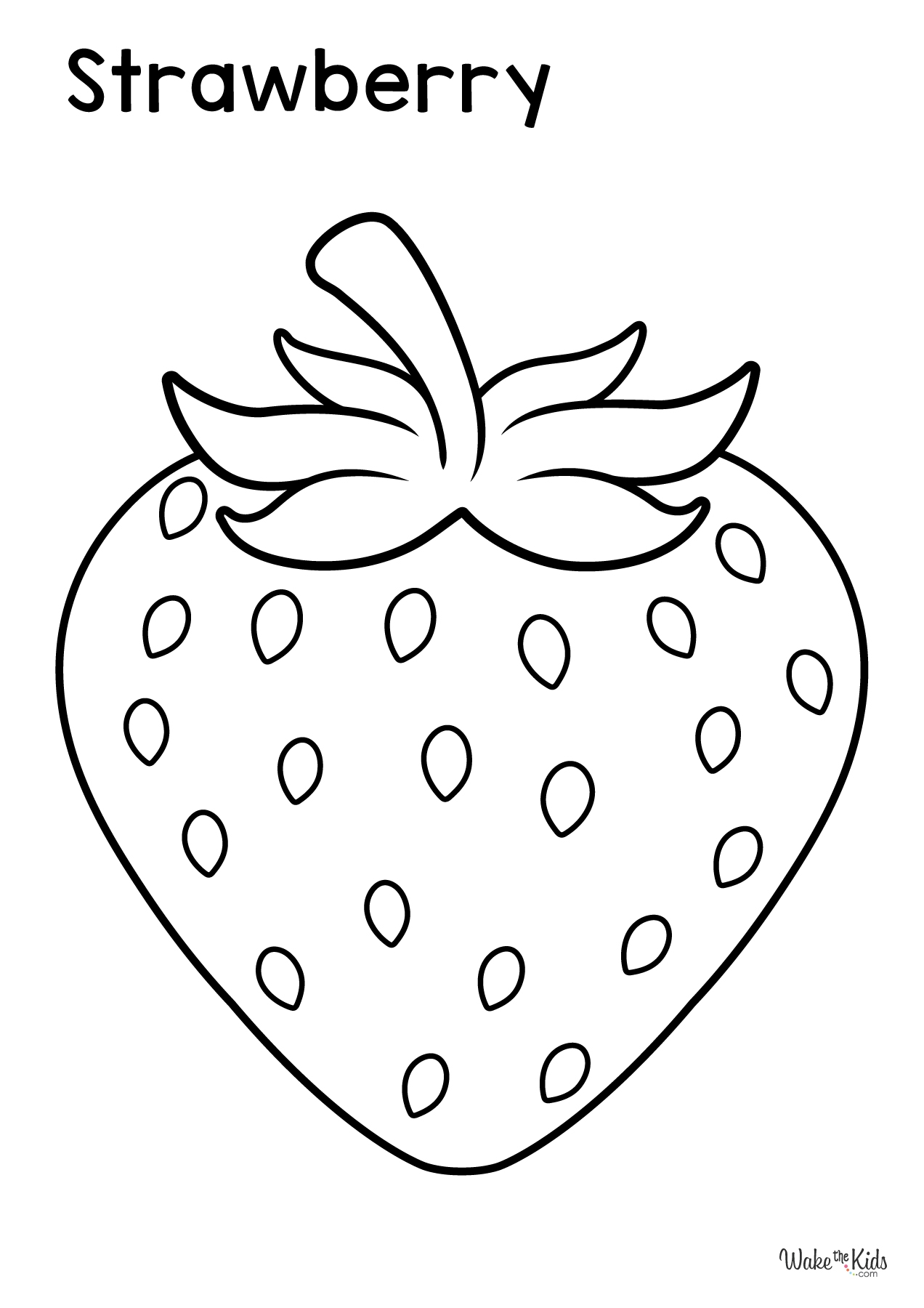 Strawberry Coloring Pages Free Printable PDFs WakeTheKids Strawberry Coloring Pages Free Printable PDFs WakeTheKids
