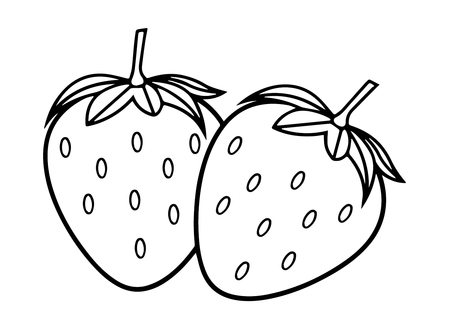 Strawberry Cute Coloring Pages Strawberry Coloring Pages Coloring 