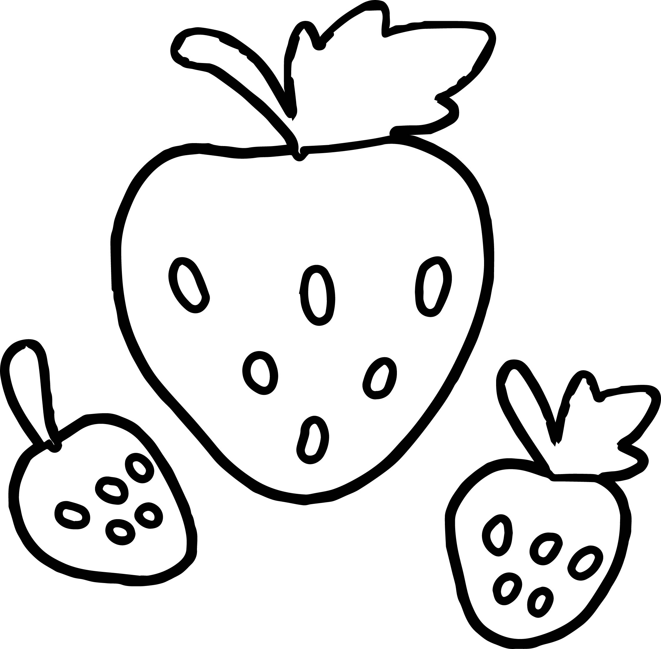 strawberry plant coloring page strawberry plant coloring page