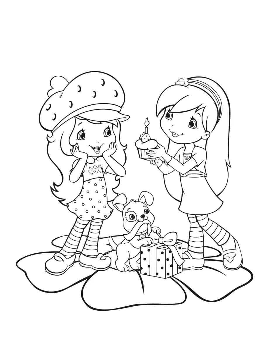 Strawberry Shortcake Coloring Pages ColoringLib