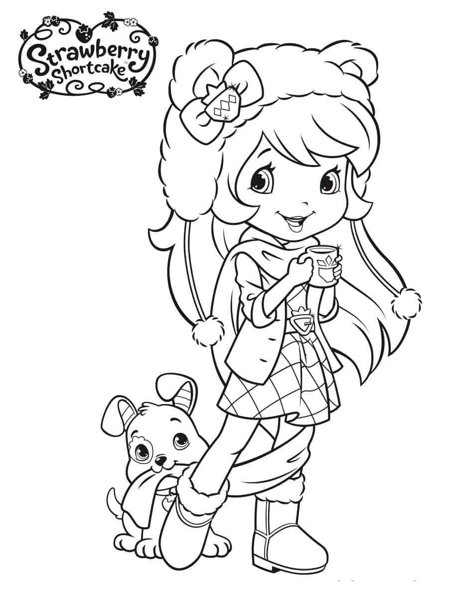 Strawberry Shortcake Coloring Pages ColoringLib