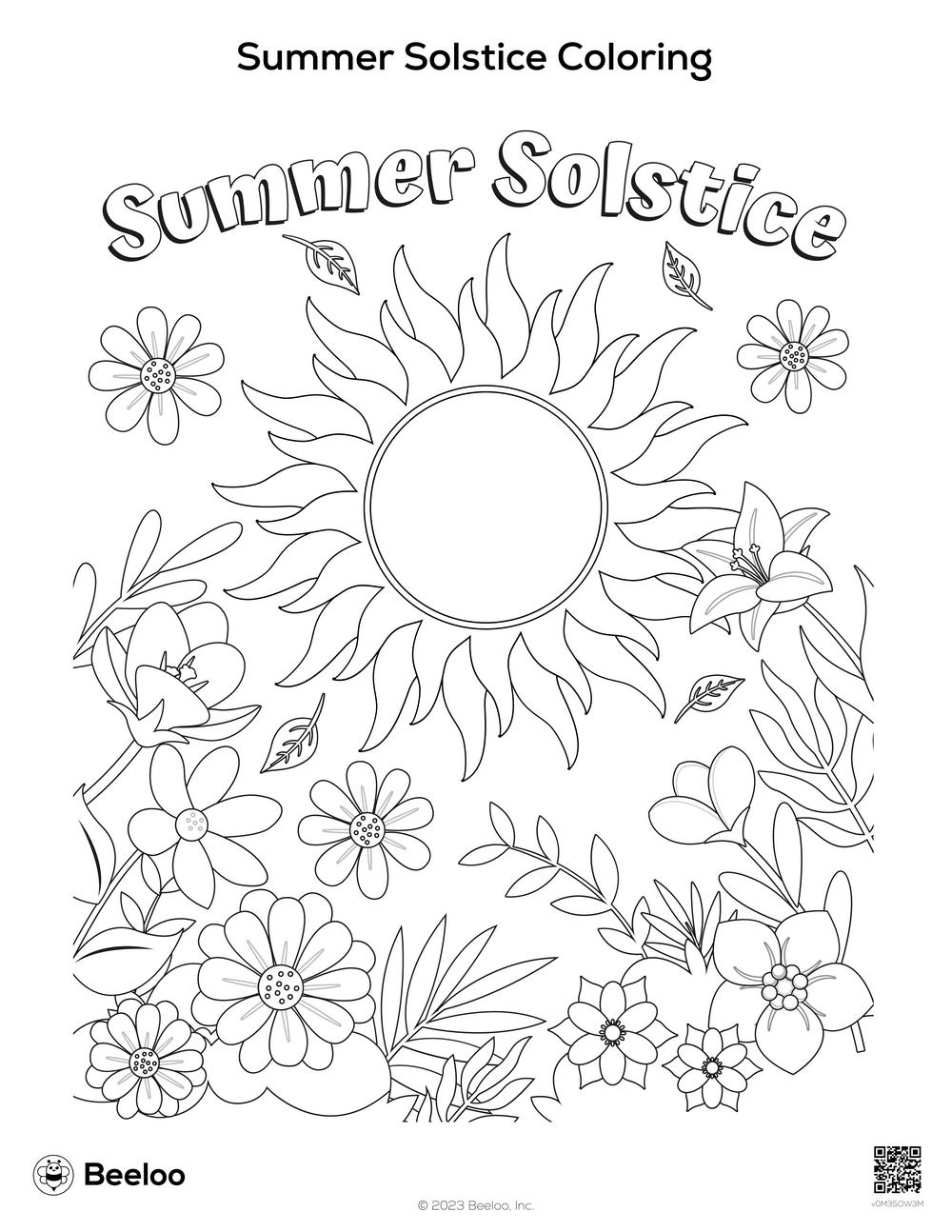 Summer themed Coloring Pages Beeloo Printable Crafts And Activities Summer themed Coloring Pages Beeloo Printable Crafts And Activities
