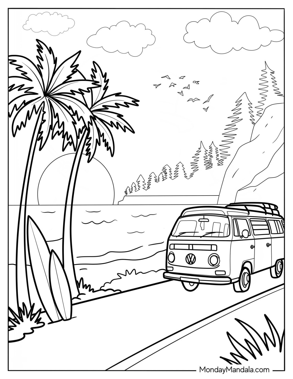 Summertime Coloring Pages 2025 Summertime Coloring Pages 2025