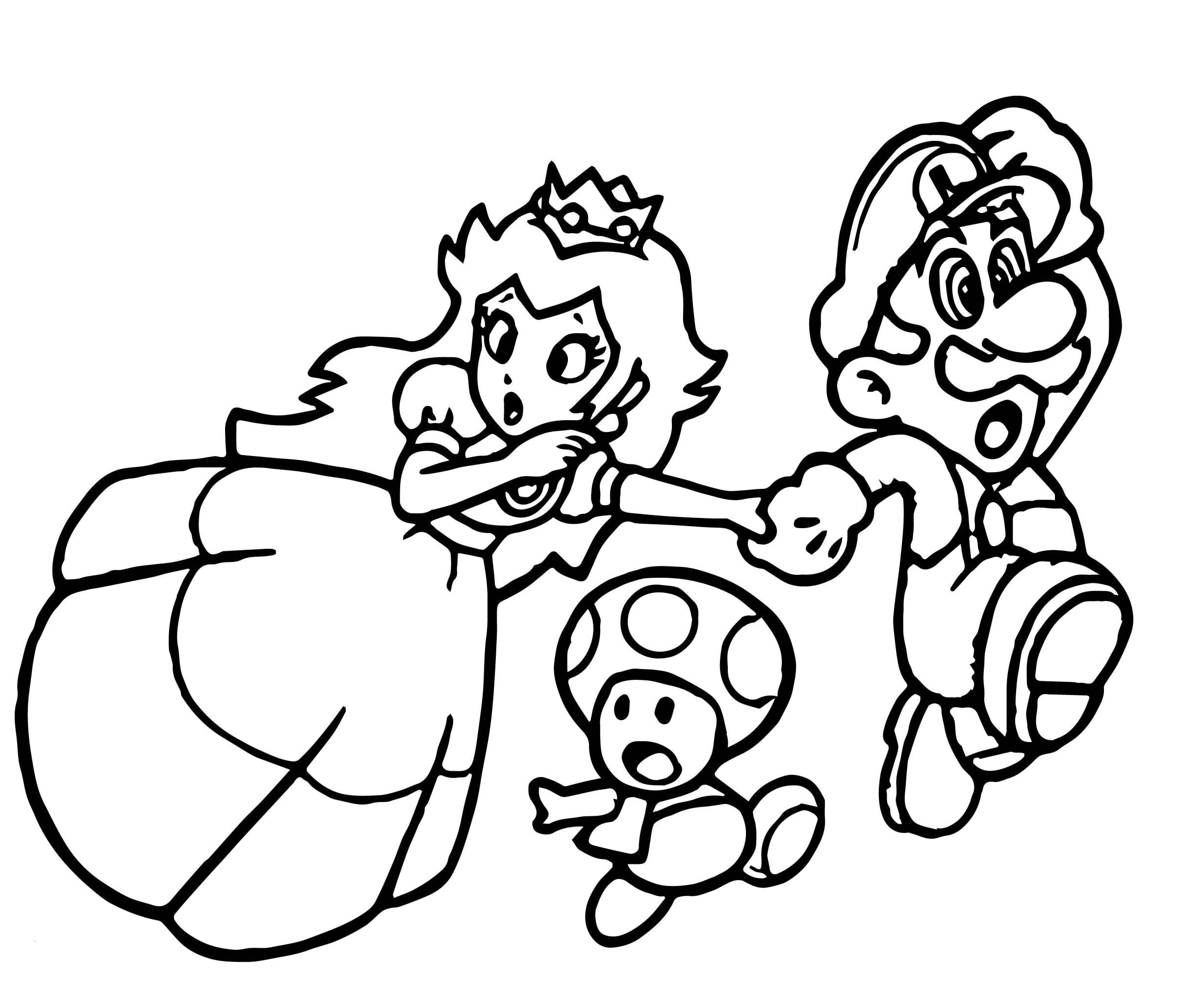 Super Mario Coloring Page Download Print Or Color Online For Free