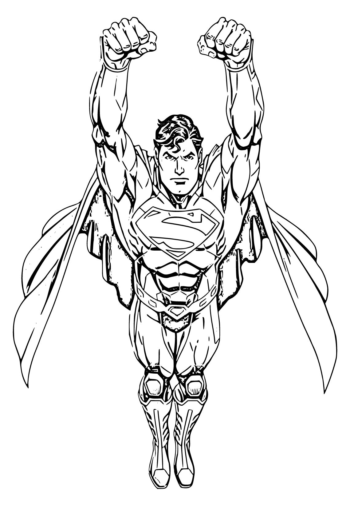 Superman Coloring Pages 16 Printable Sheets Simple To Draw Easy For