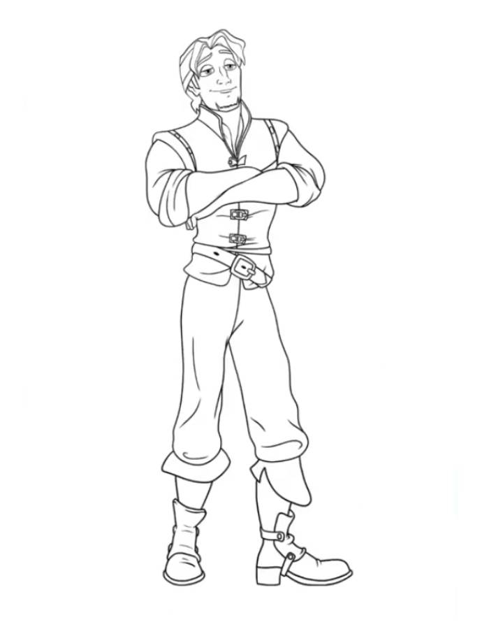 Tangled Coloring Pages Free Printable PDF 