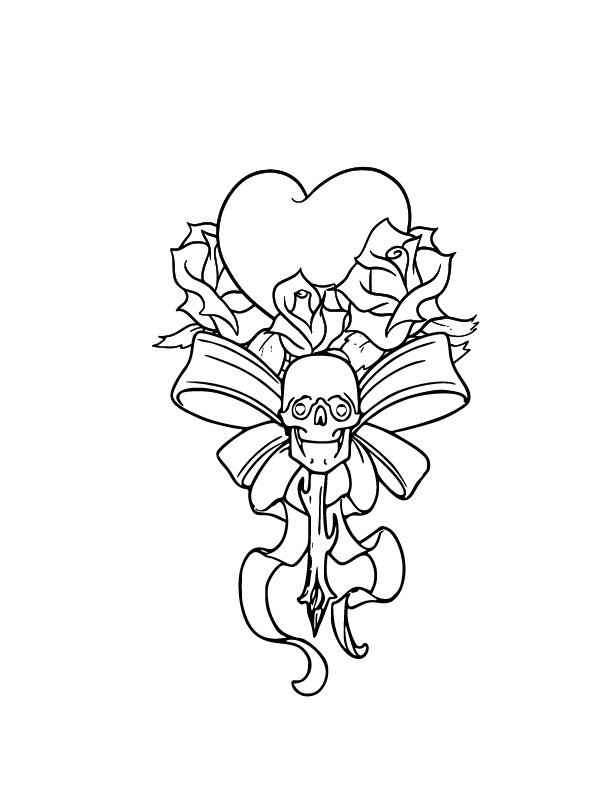 Tattoo Coloring Pages 04 Tattoo Coloring Pages 04