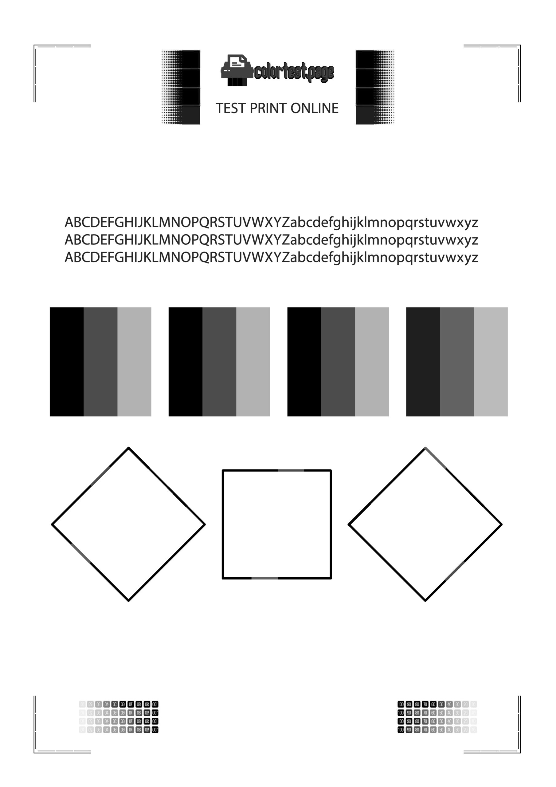 Test Print Online Color Test Page Test Print Online Color Test Page