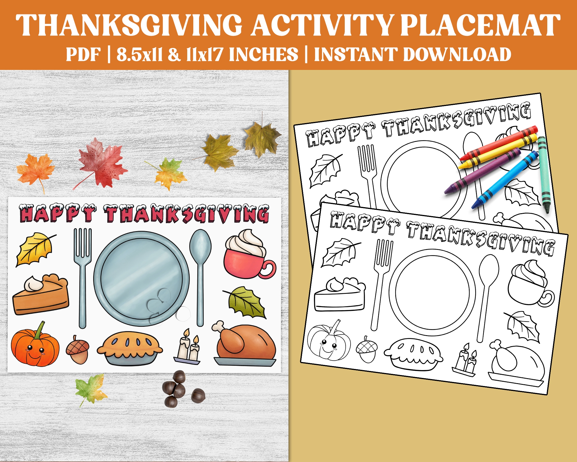 Thanks Giving Coloring Pages Placemat Thanks Giving Coloring Pages Placemat