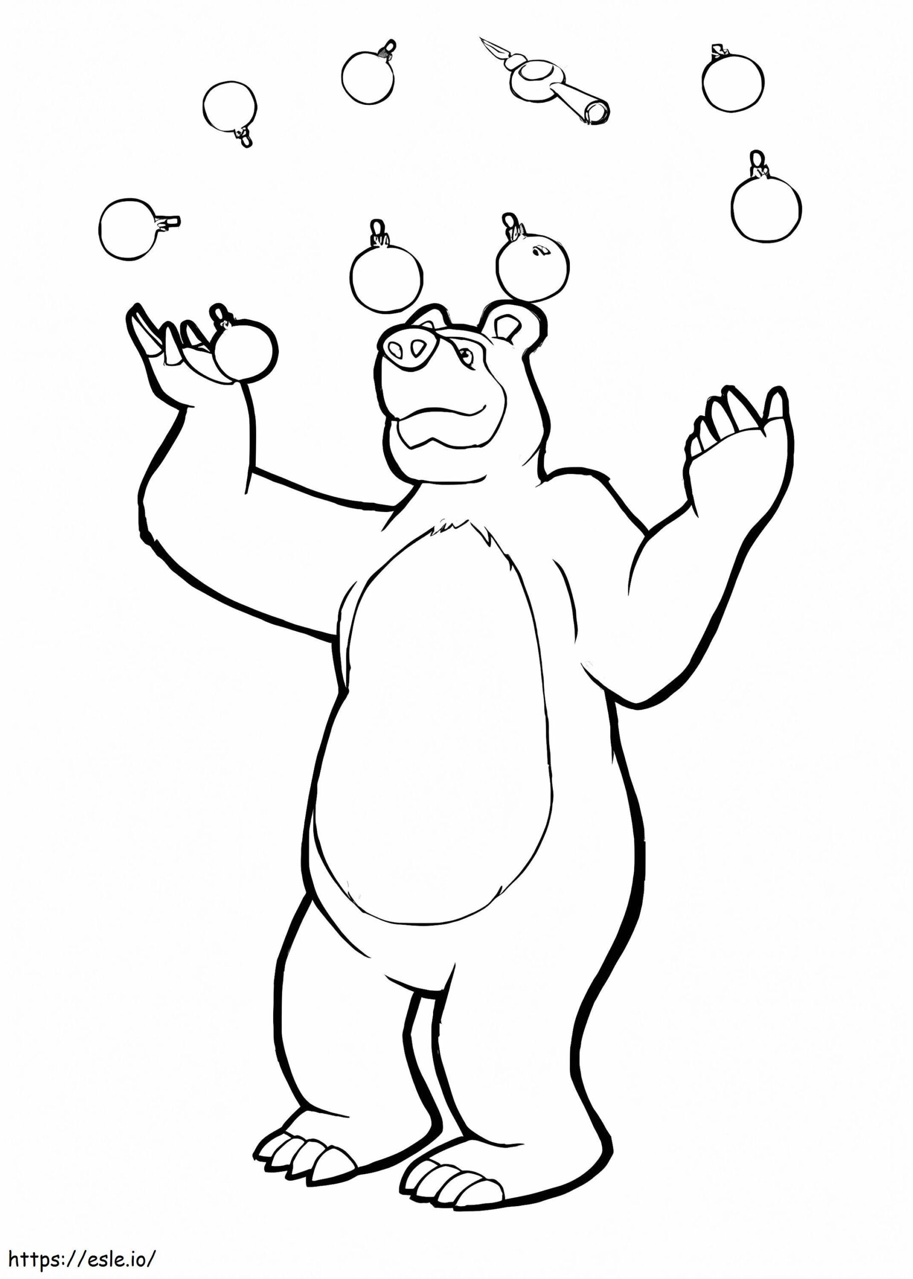 The Bear Coloring Page The Bear Coloring Page