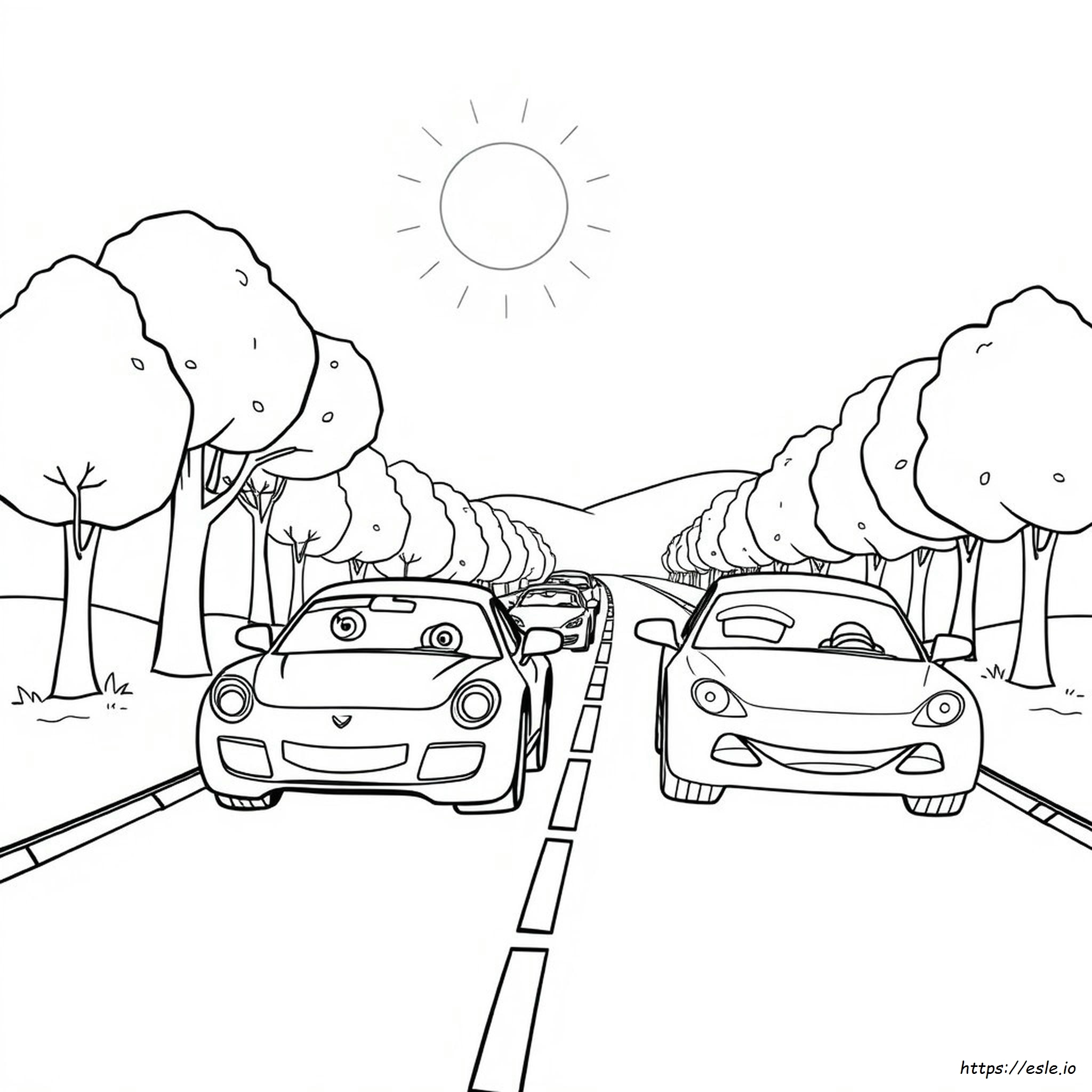 The Cars Coloring Pages The Cars Coloring Pages