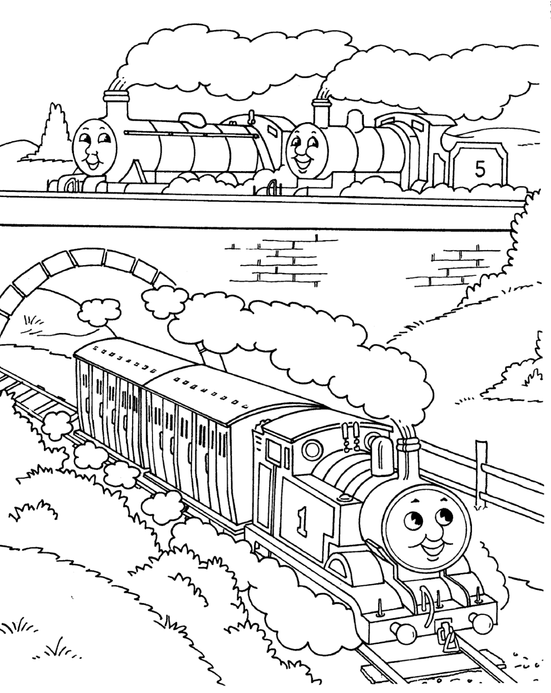 Thomas Coloring Pages Printable Coloring Pages FREE Thomas Coloring Pages Printable Coloring Pages FREE