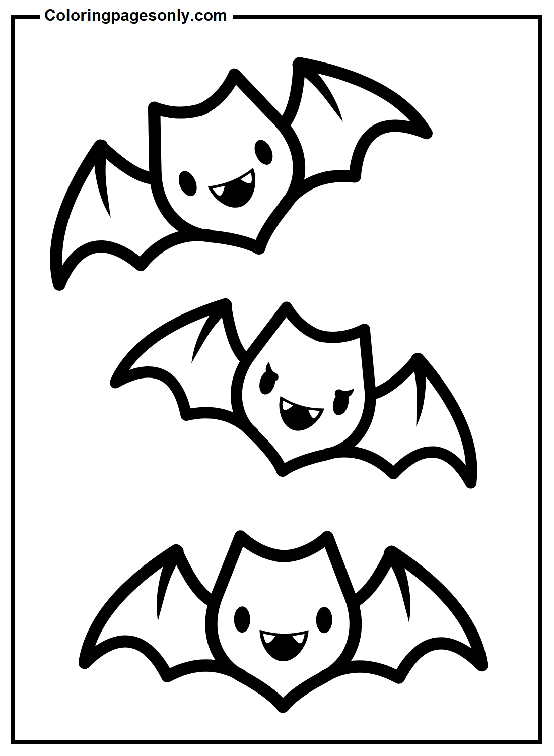 Three Bats Coloring Page Free Printable Coloring Pages Three Bats Coloring Page Free Printable Coloring Pages
