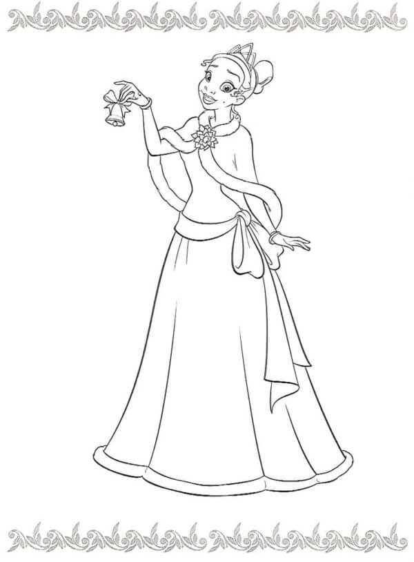 Tiana Coloring Pages ColoringLib