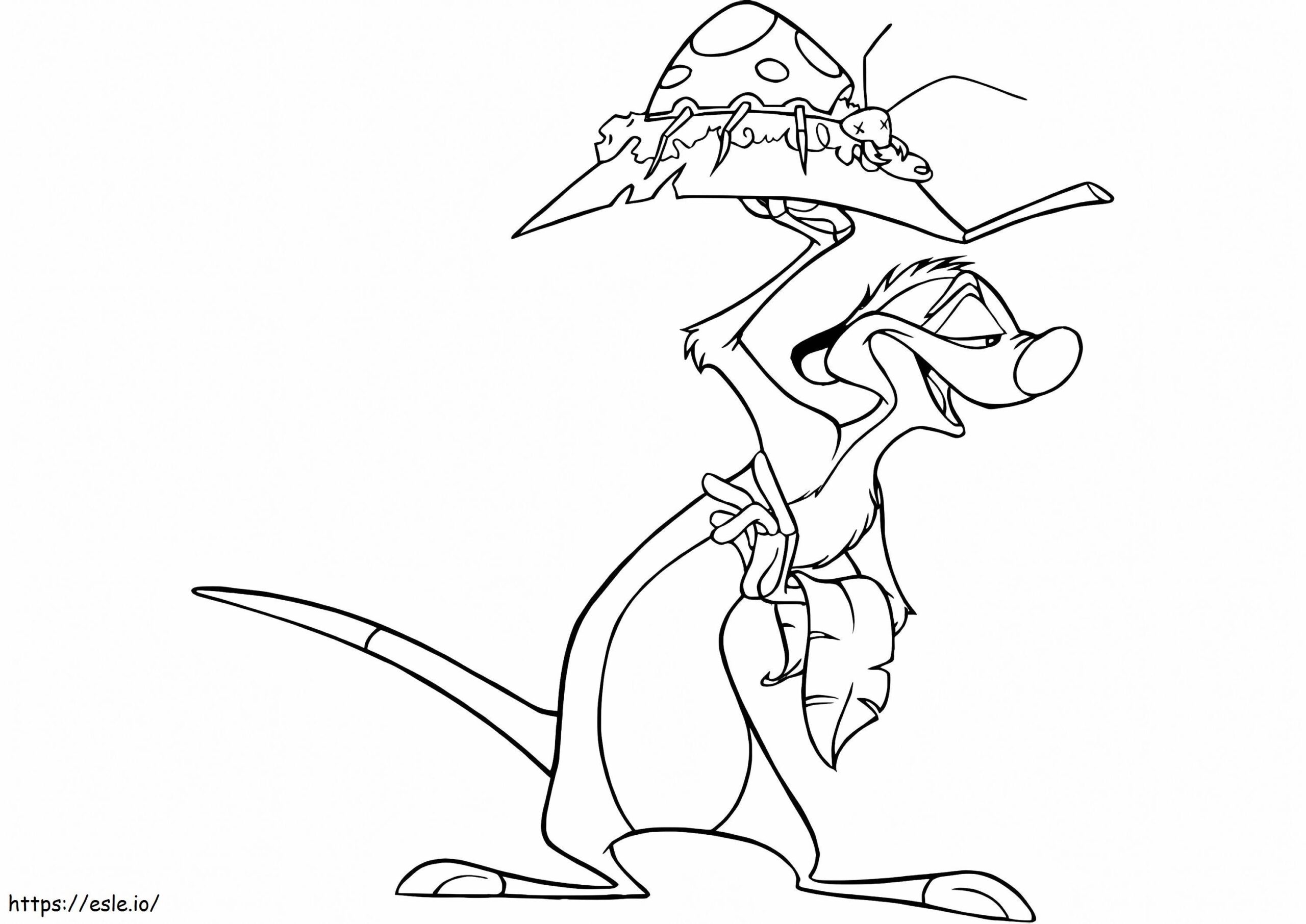 Timon And Bugs Coloring Page Timon And Bugs Coloring Page