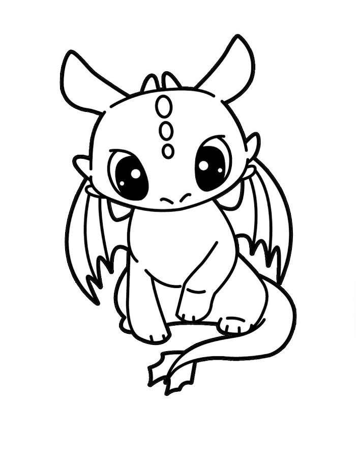 Toothless Coloring Pages Free Printable PDF