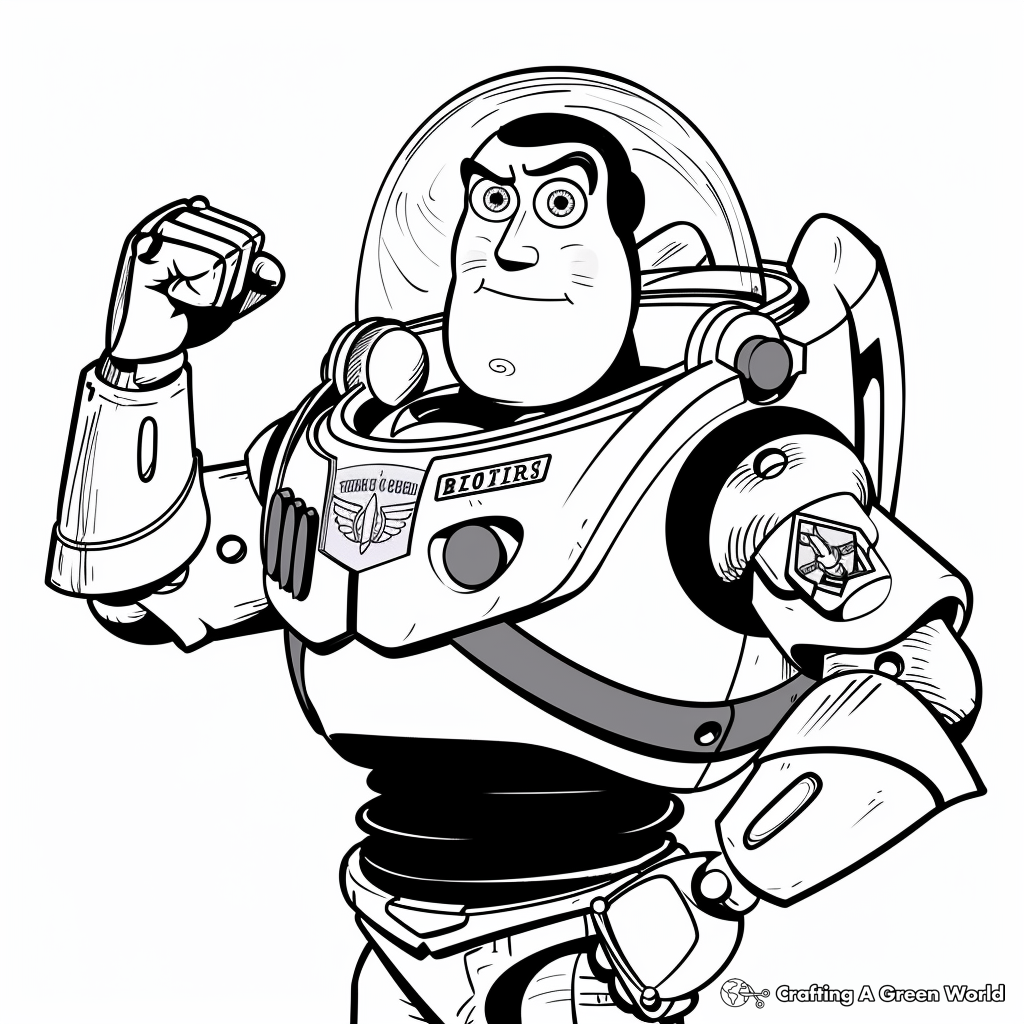 Toy Story Buzz Coloring Pages