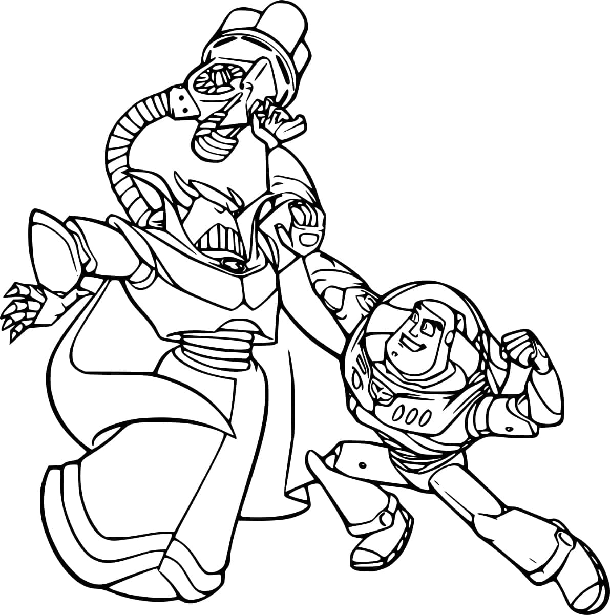 Toy Story Coloring Pages Buzz