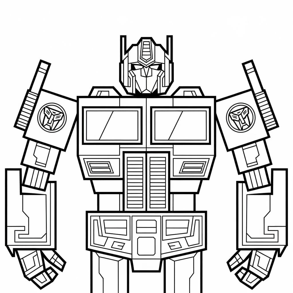 Transformers Image Coloring Page Download Print Or Color Online For Free