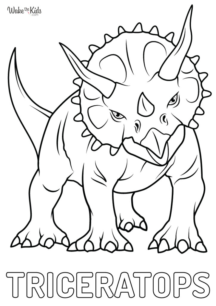 Triceratops Coloring Pages Free Printable PDFs WakeTheKids Triceratops Coloring Pages Free Printable PDFs WakeTheKids