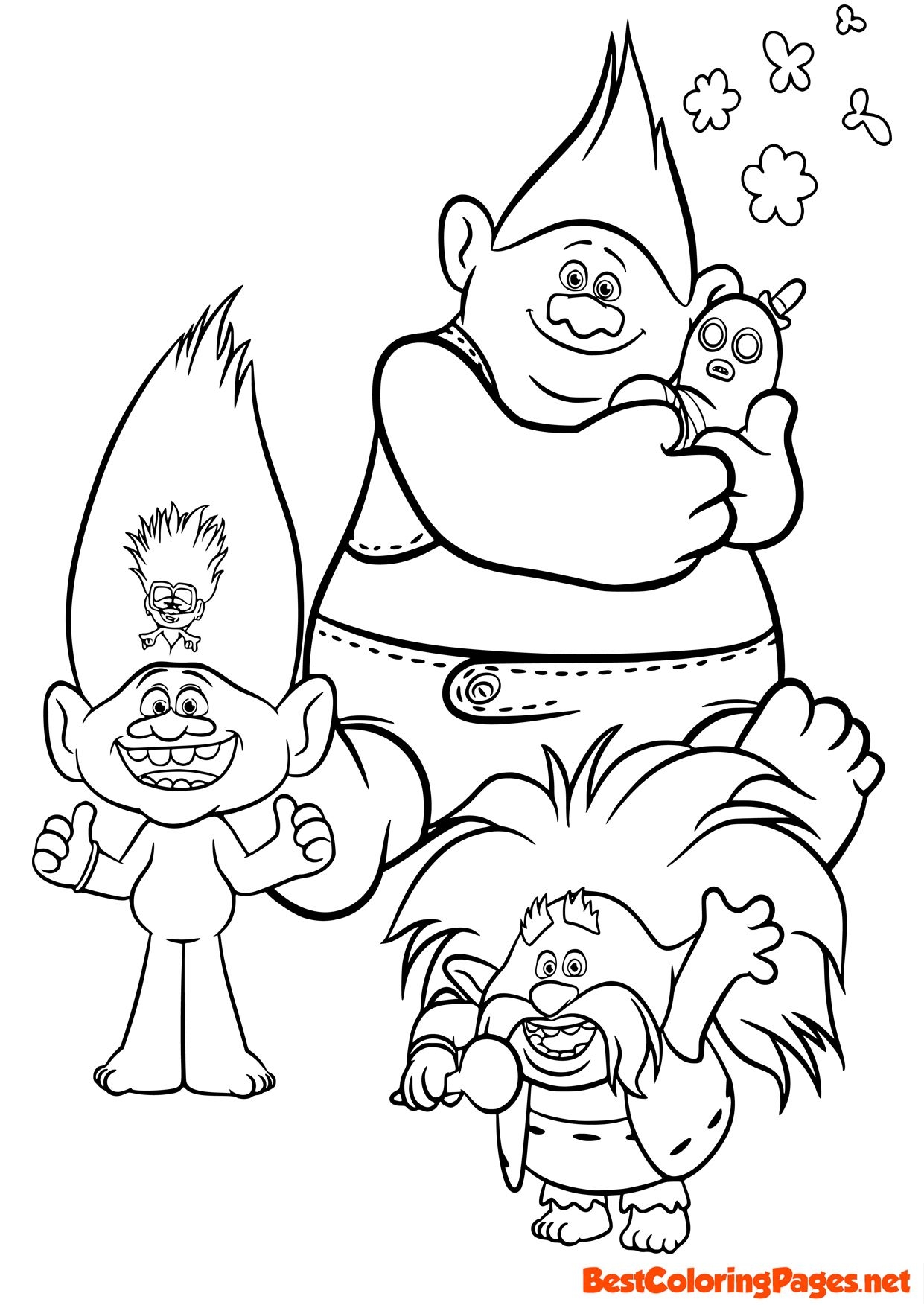 Trolls Coloring Page Free Printable Coloring Pages Trolls Coloring Page Free Printable Coloring Pages
