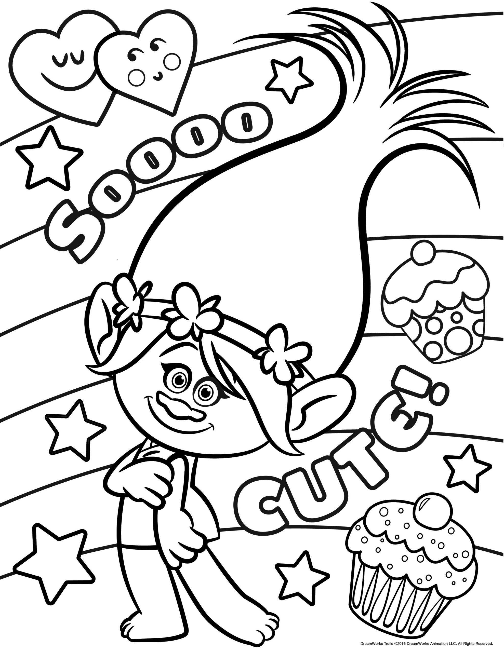 Trolls Movie Coloring Pages Best Coloring Pages For Kids