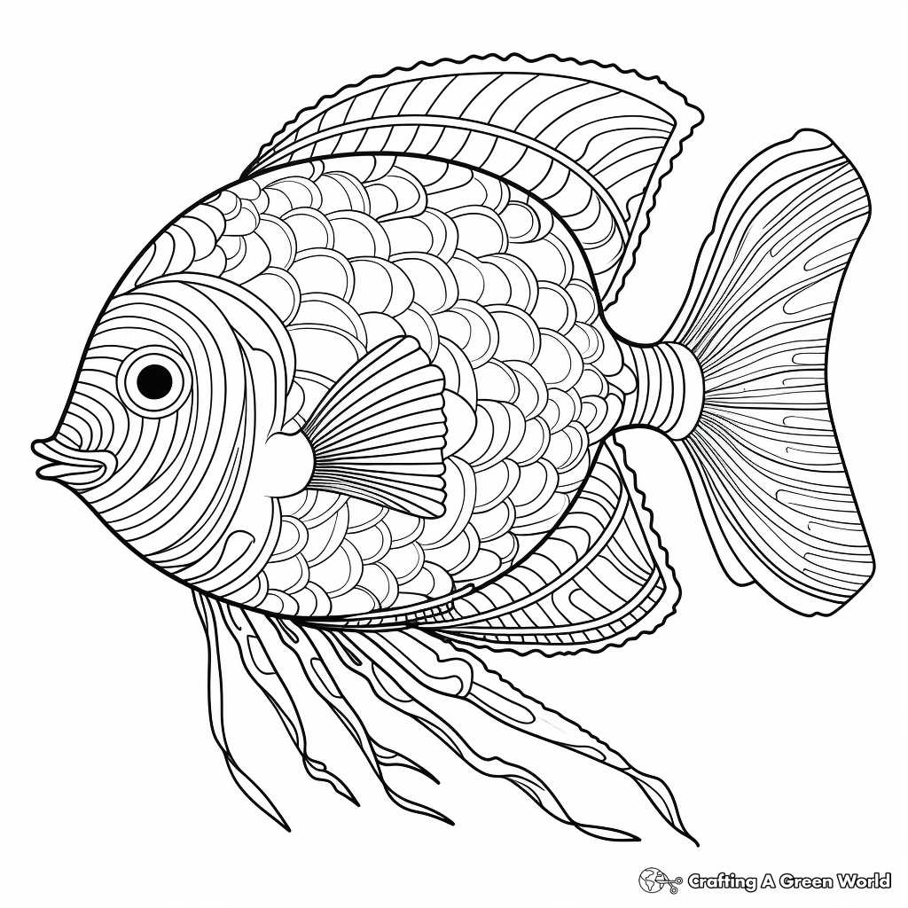 Tropical Fish Coloring Pages