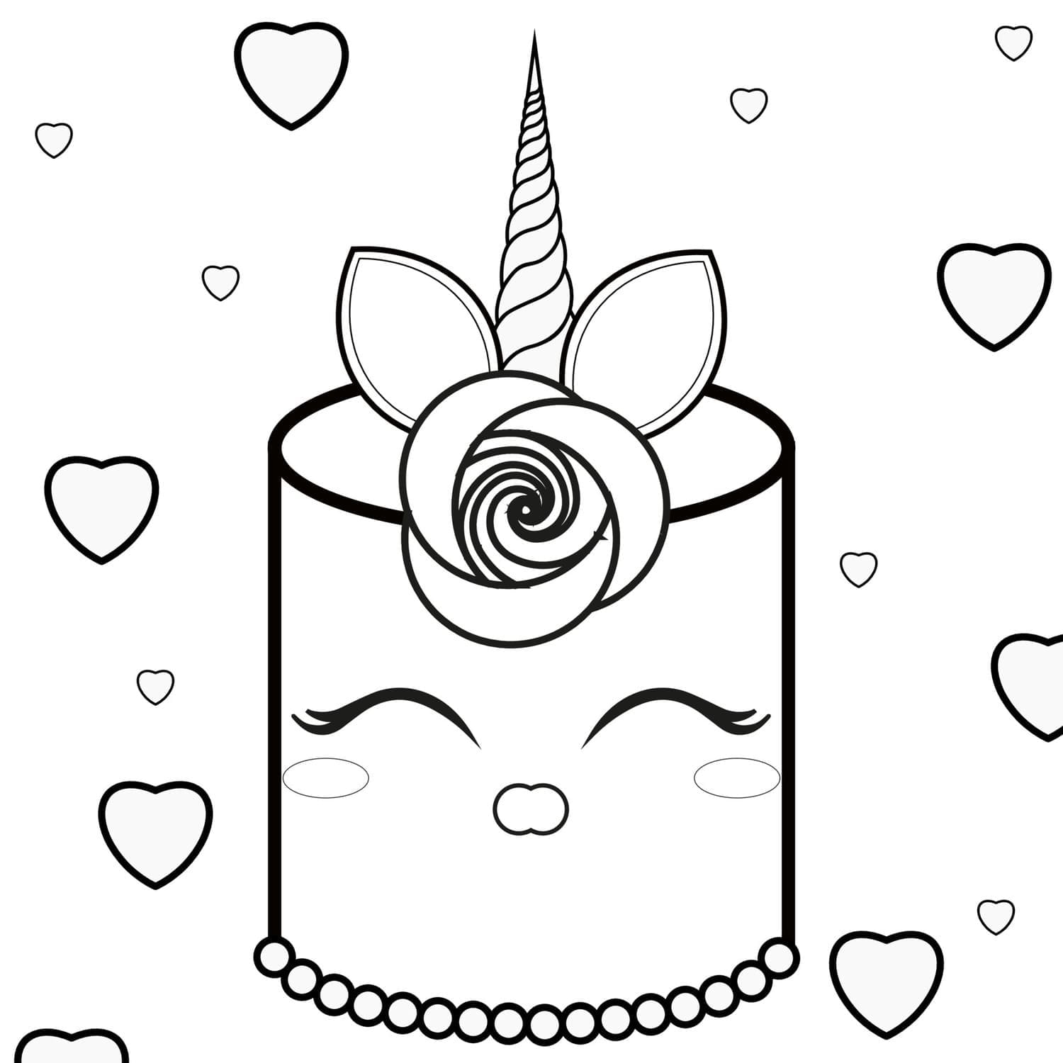 cake coloring page cake coloring page