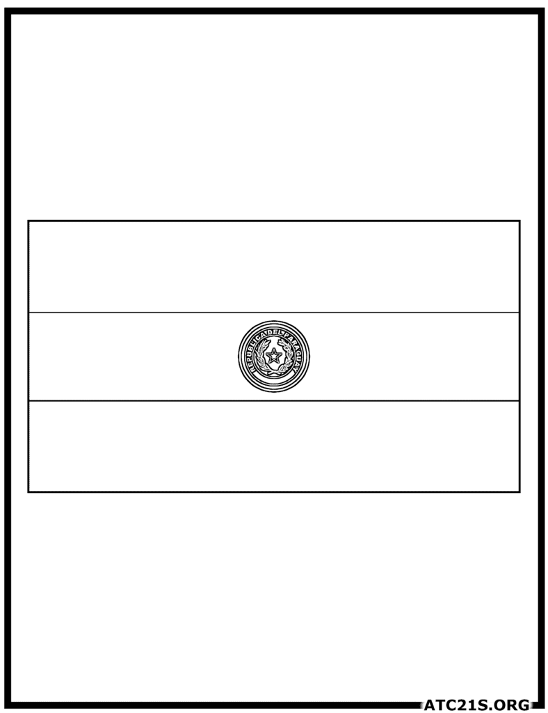 United States Flag Coloring Page ATC21S