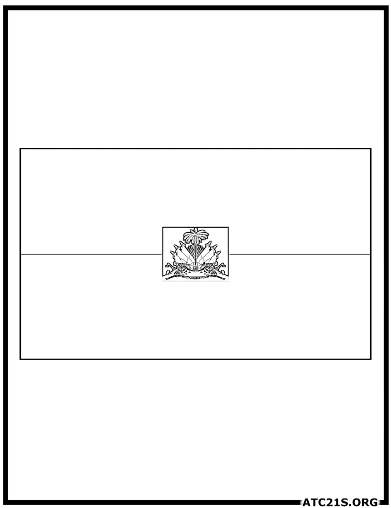 United States Flag Coloring Page ATC21S