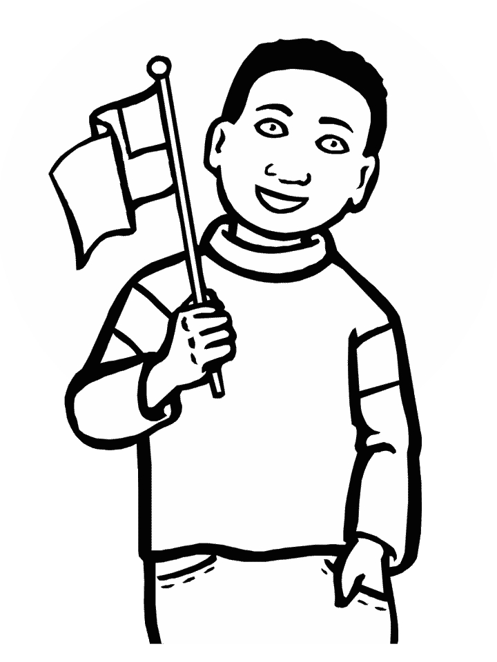 USA Waiving Flag Coloring Pages Coloring Book USA Waiving Flag Coloring Pages Coloring Book