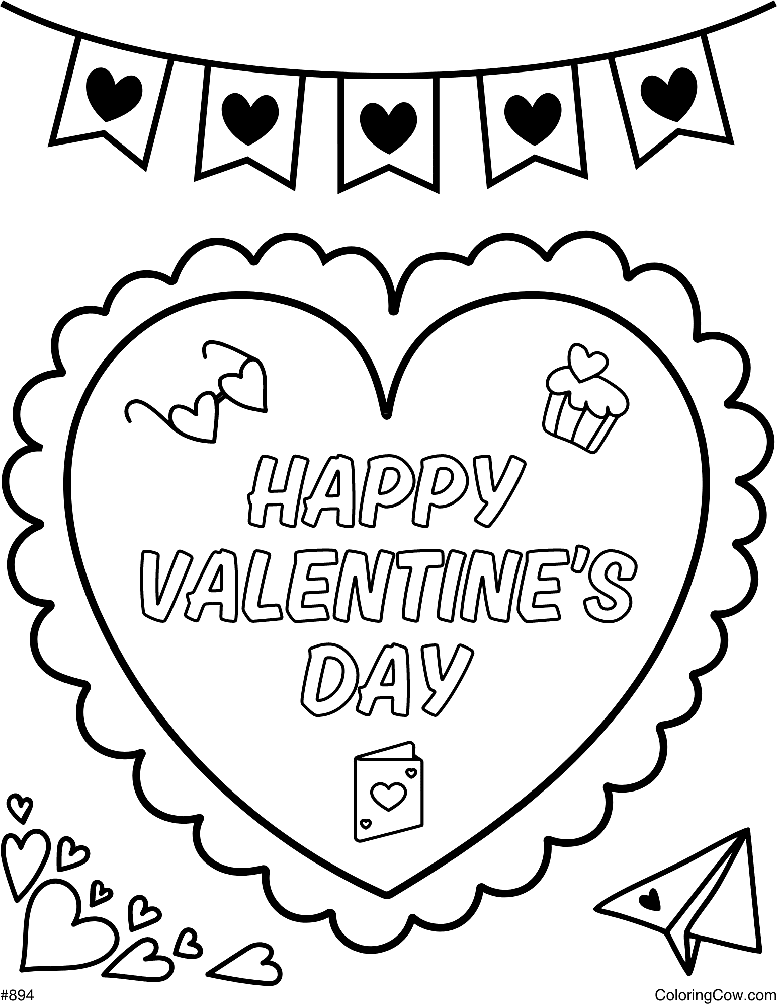 Valentine 39 s Day Coloring Page Valentine 39 s Day Coloring Page