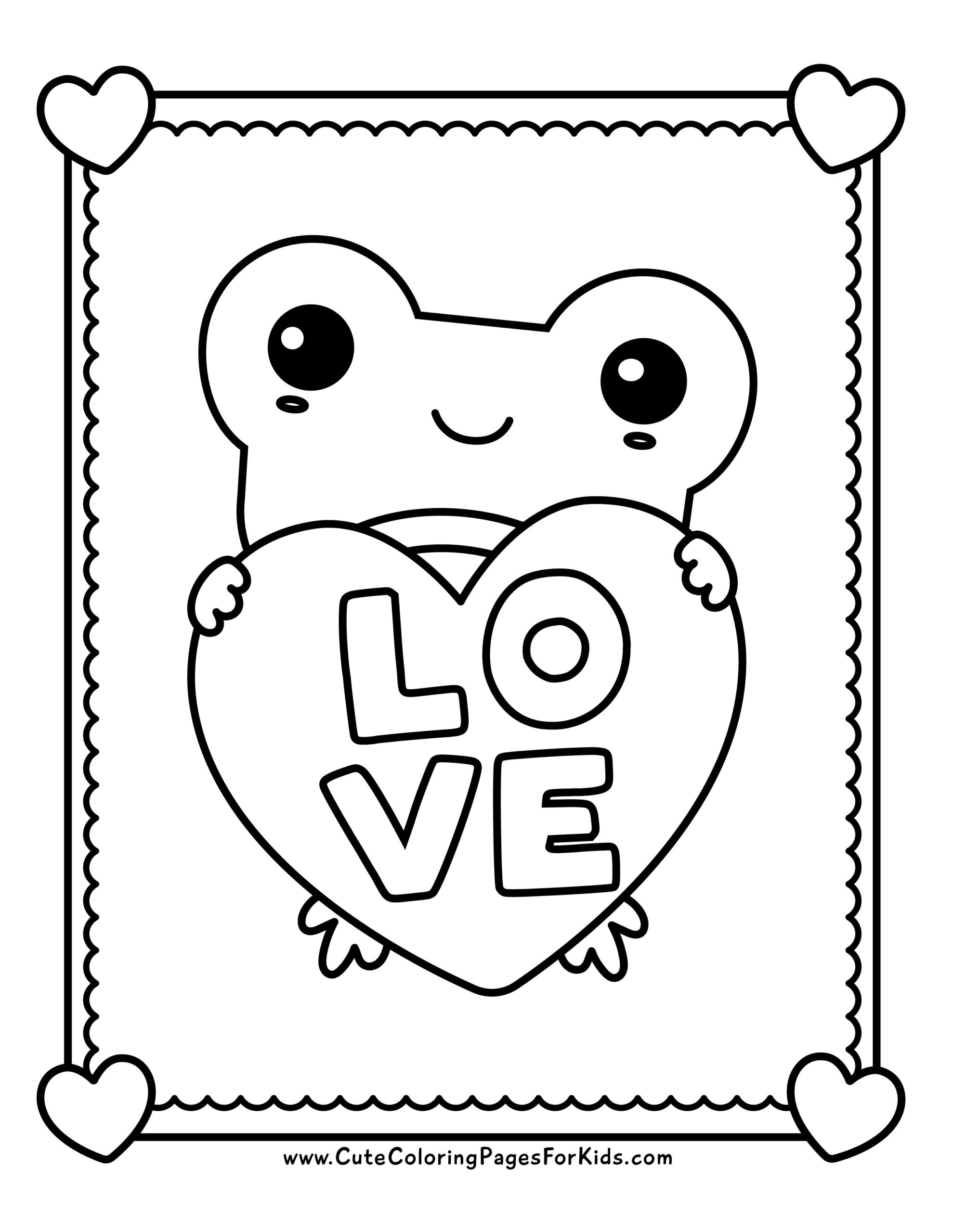 Valentine 39 s Day Coloring Pages Free Printable PDFs Cute Coloring Valentine 39 s Day Coloring Pages Free Printable PDFs Cute Coloring