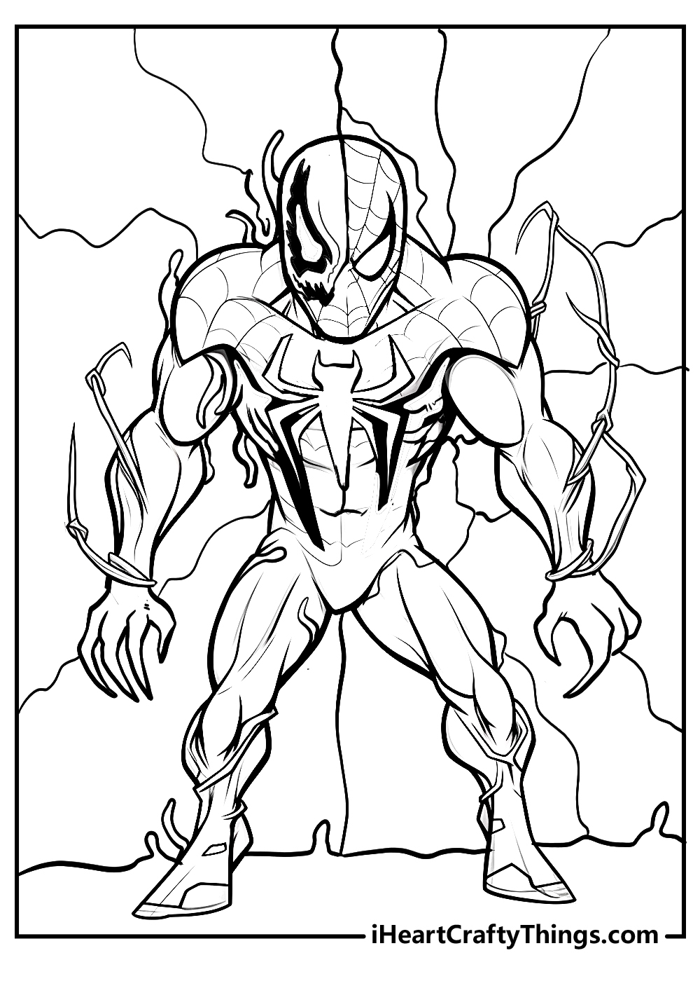 Venom Coloring Pages 2025 