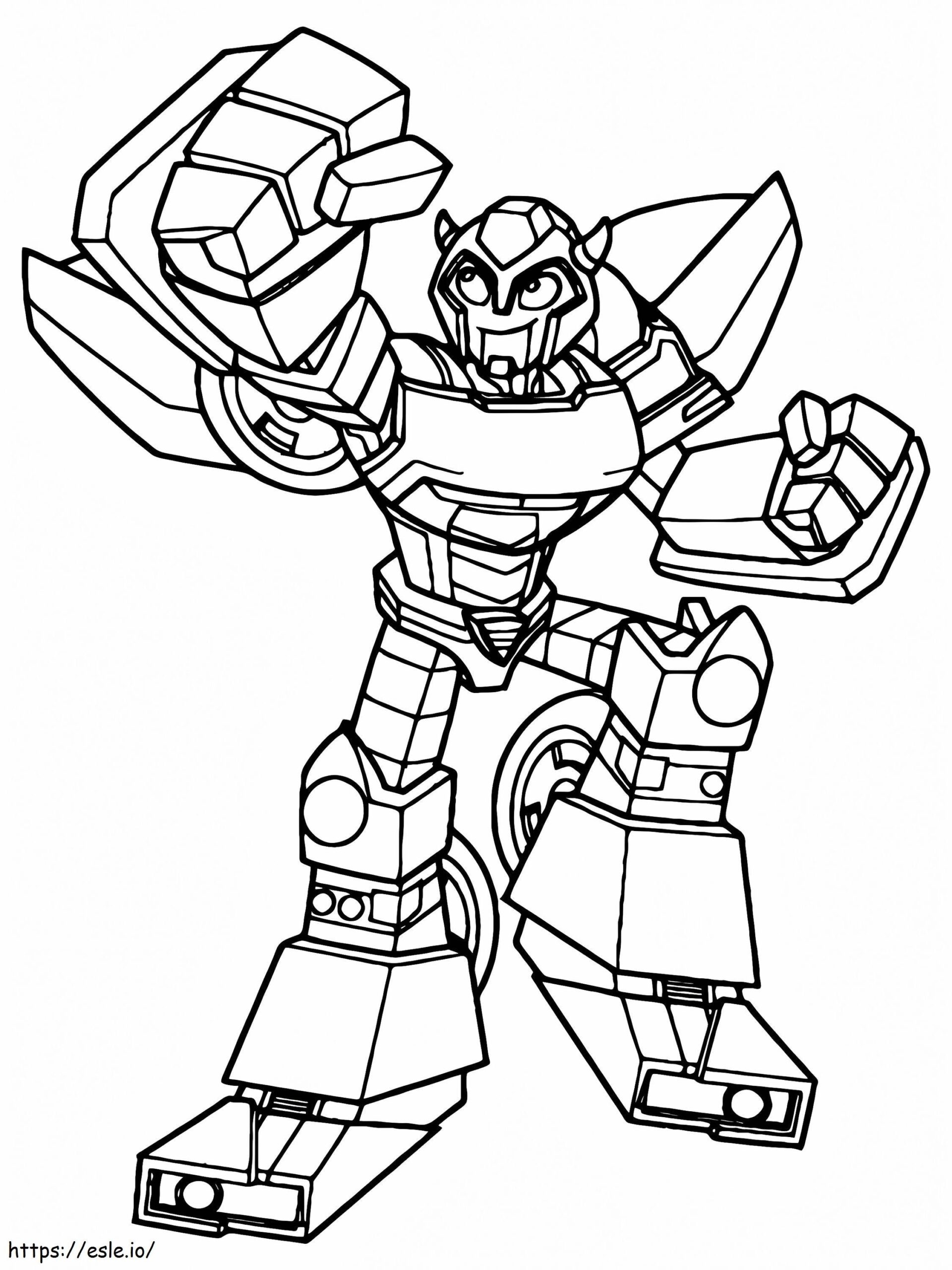 Victorious Bumblebee Coloring Page