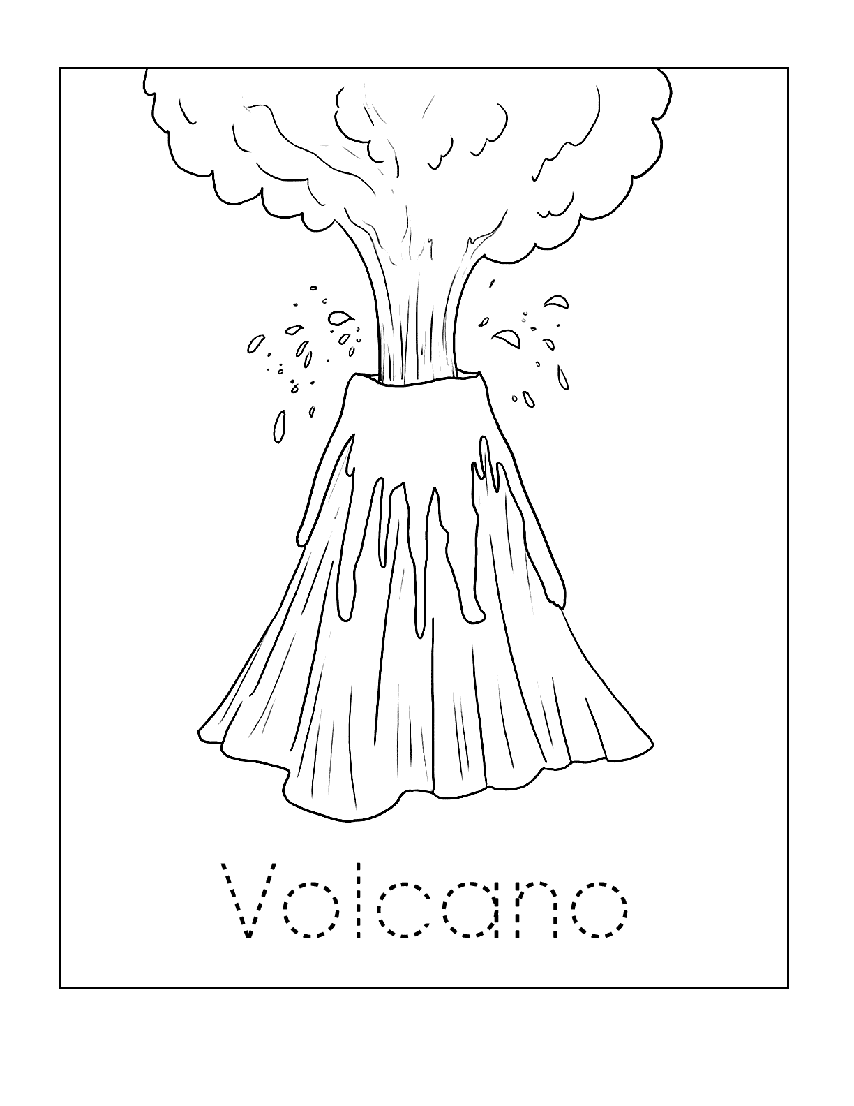 Volcano Coloring Pages Printable Coloring Pages FREE Volcano Coloring Pages Printable Coloring Pages FREE