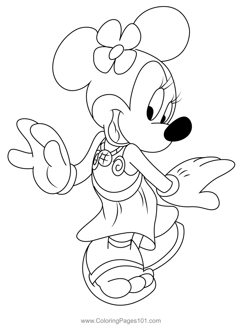 Walk Mickey Minnie Coloring Page For Kids Free Minnie Mouse Printable Walk Mickey Minnie Coloring Page For Kids Free Minnie Mouse Printable