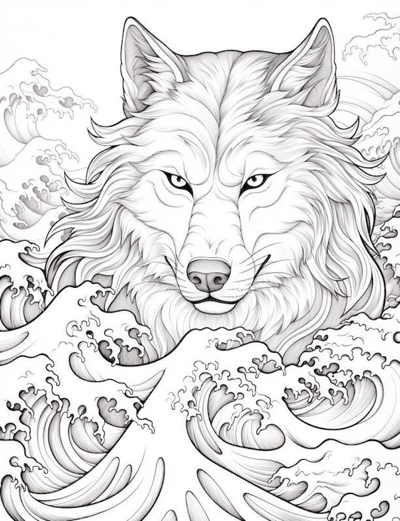 Weuukoo Wolves Coloring Pages 2025 