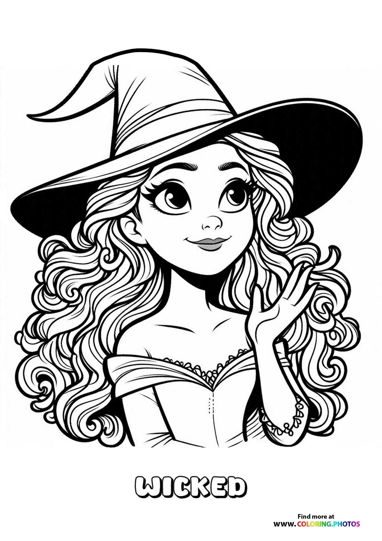 Wicked Coloring Pages For Kids Wicked Coloring Pages For Kids