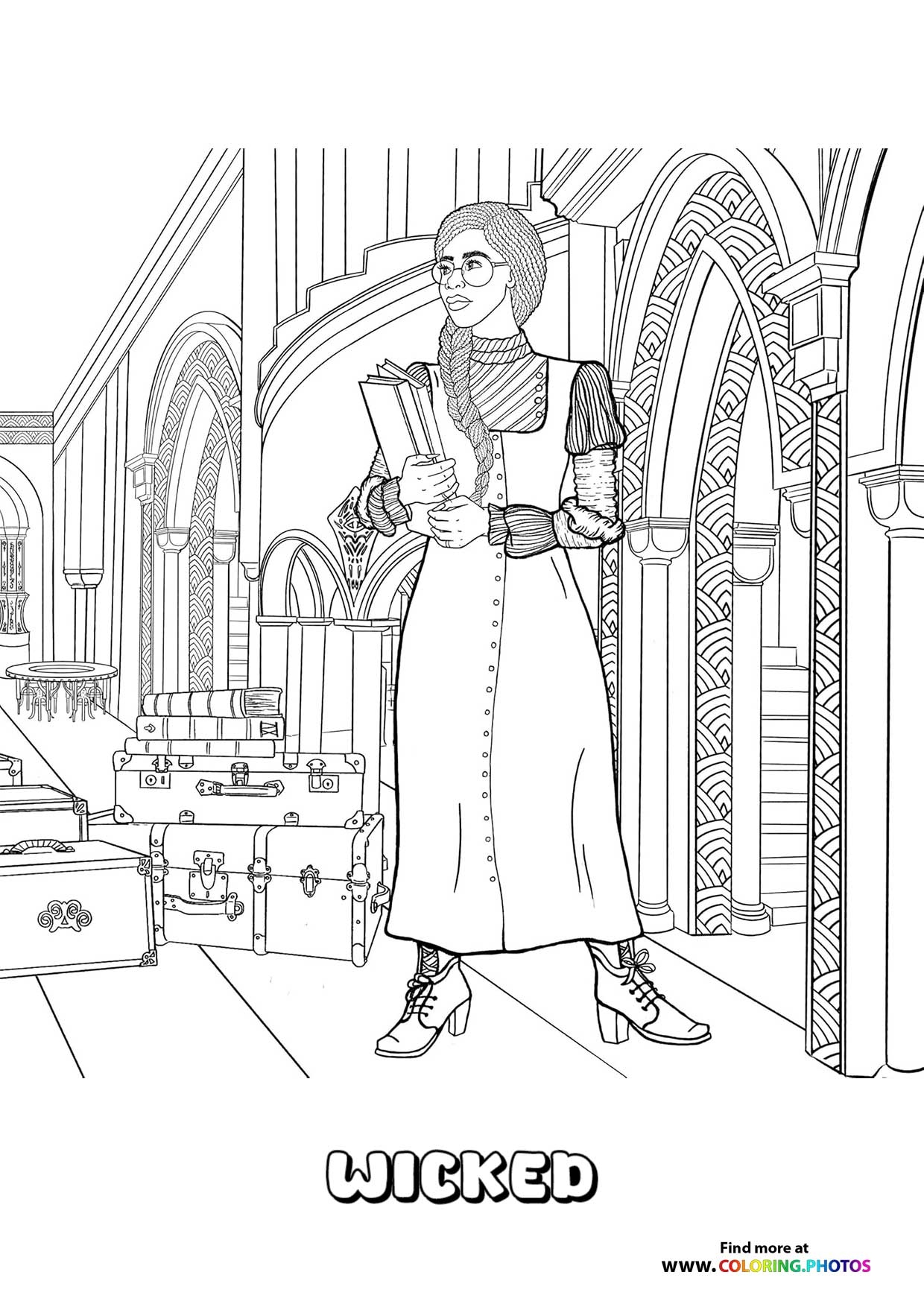 Wicked Coloring Pages For Kids Wicked Coloring Pages For Kids