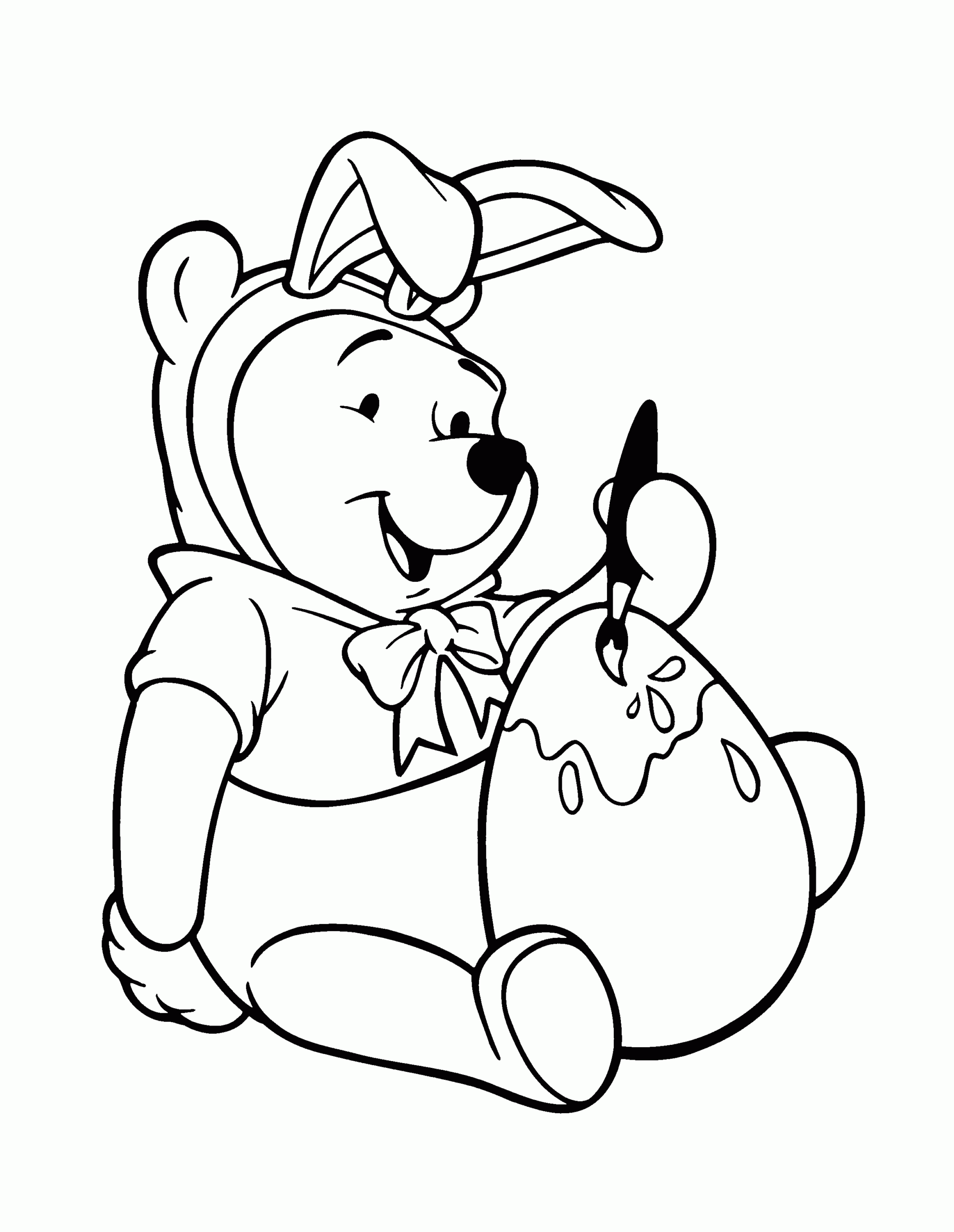 pooh coloring pages