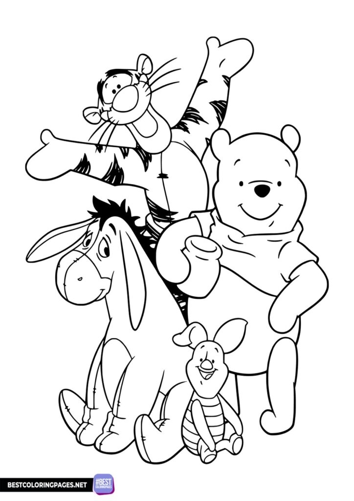 Winnie The Pooh Coloring Pages Coloring Sheet Free Printable Coloring Winnie The Pooh Coloring Pages Coloring Sheet Free Printable Coloring